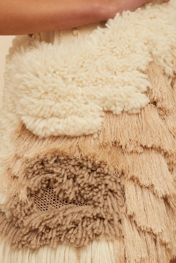 Elzian Bag Wool & Alpaca - Natural