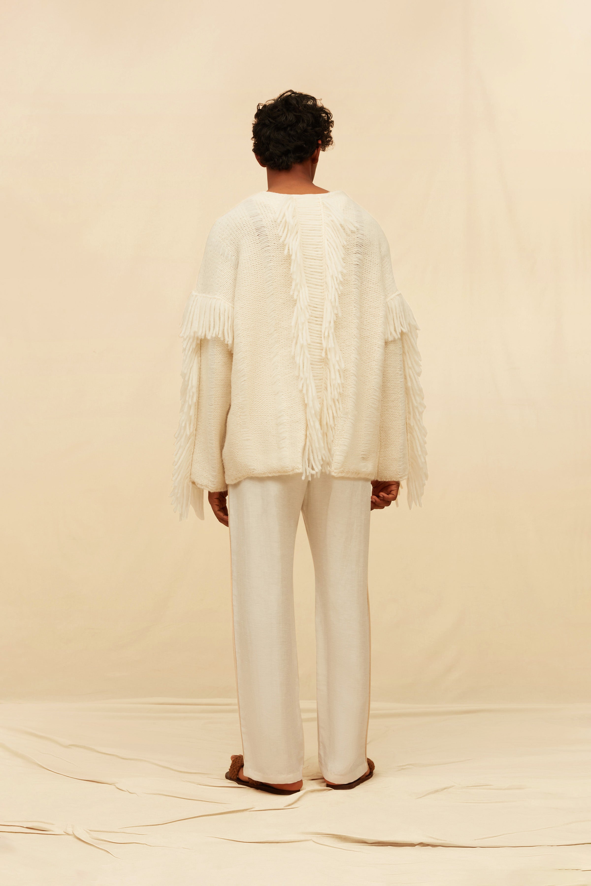 Inari Long Sleeve Knit Alpaca & Wool - Natural