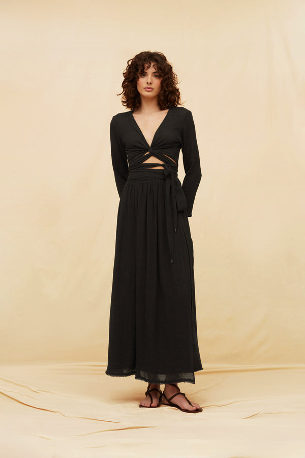 SOOLCHE SKIRT - BLACK