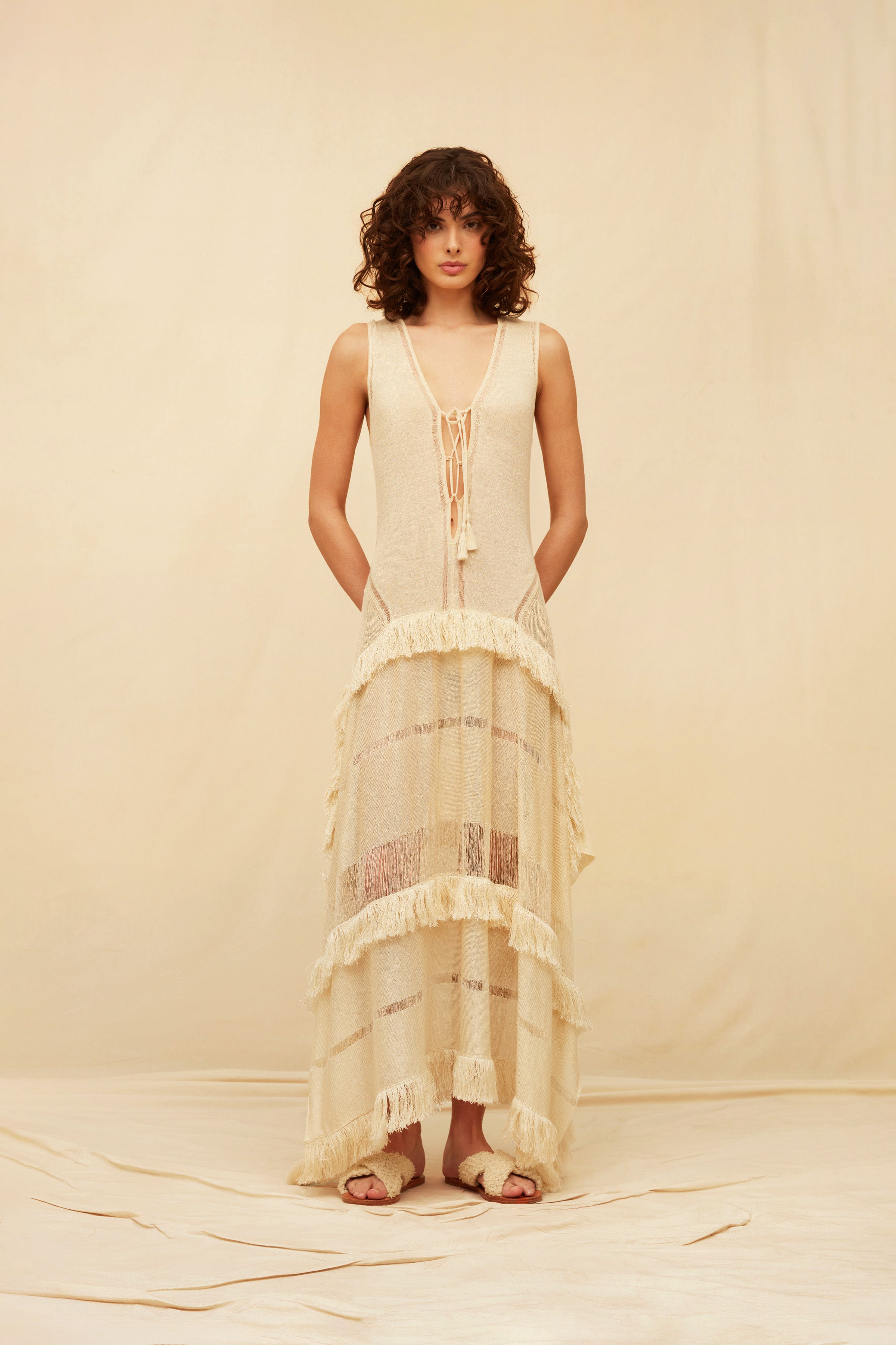 MAIA DRESS - NATURAL