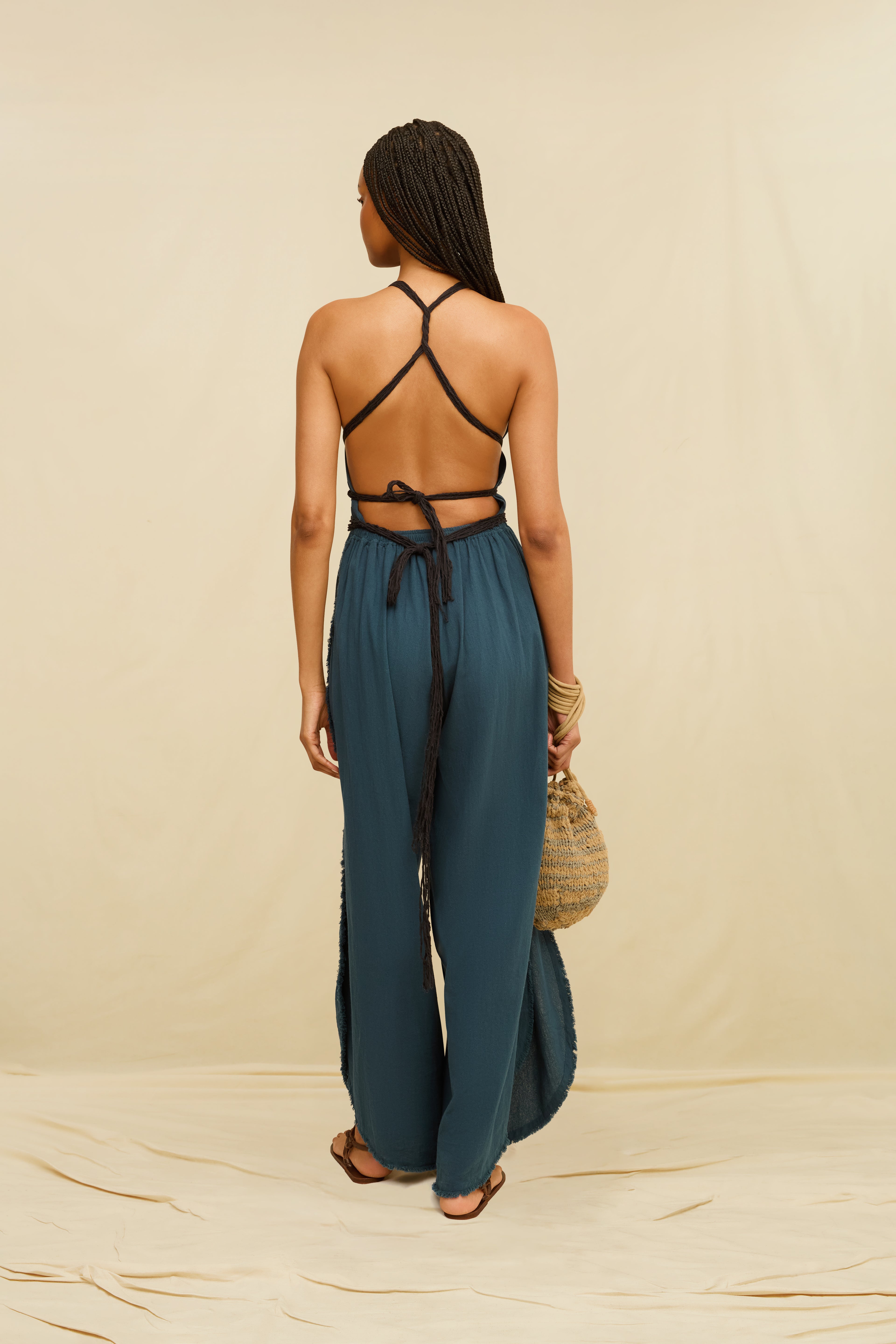 NYARA JUMPSUIT - ULTRAMARINE