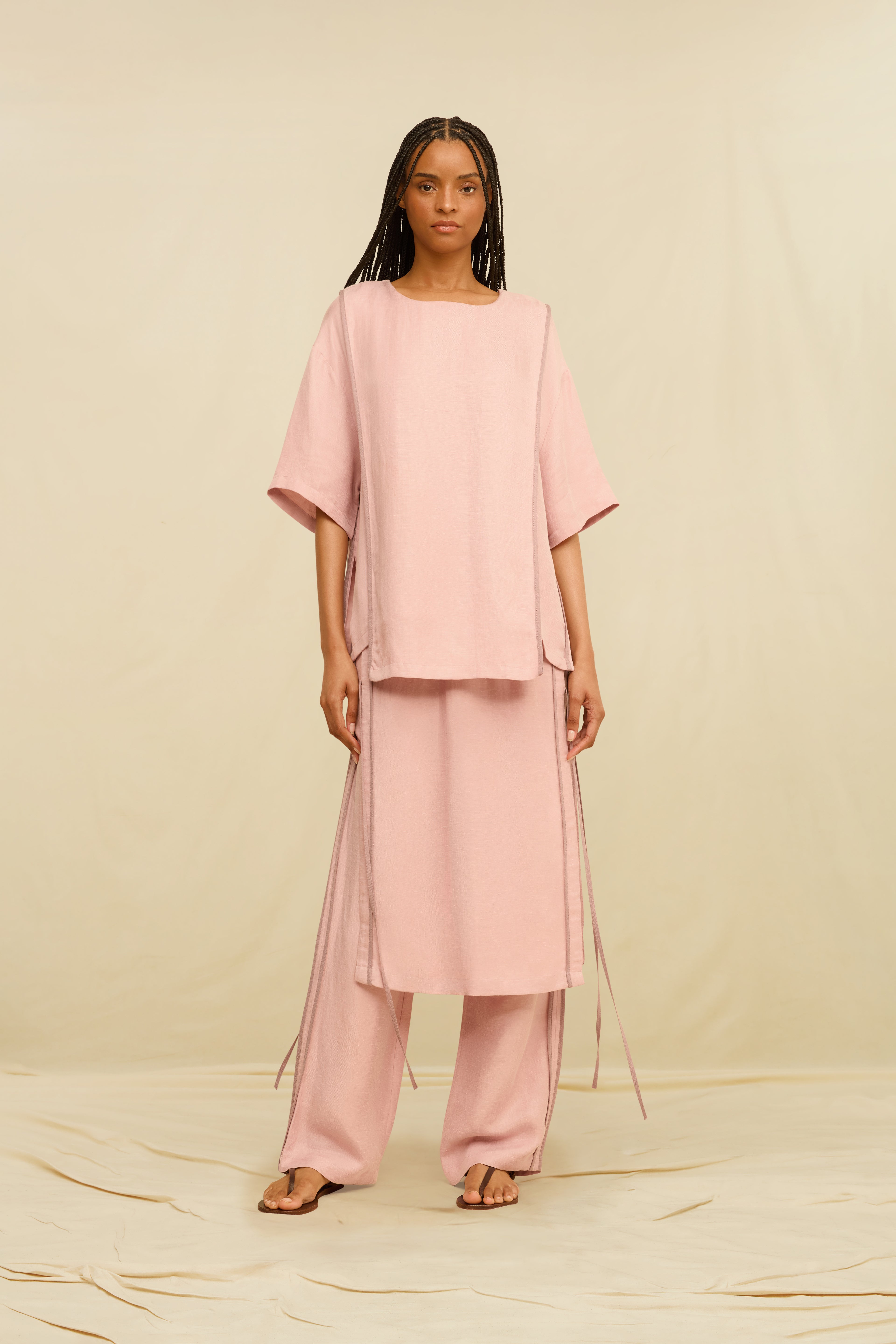 OSIAN TOP - CLAY PINK