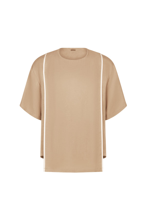 Osian Top Linen Cupro - Ash