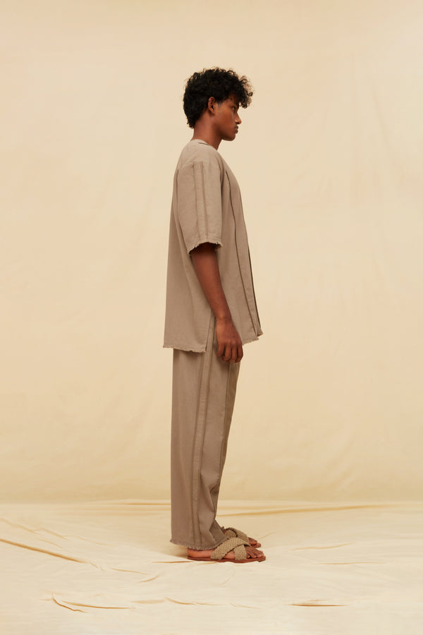 Ryo Shirt Cotton Voile - Ash