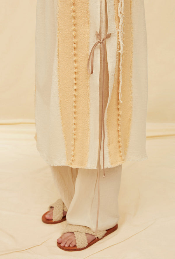Sivan Pants Cotton Jute - Natural / Almond Milk