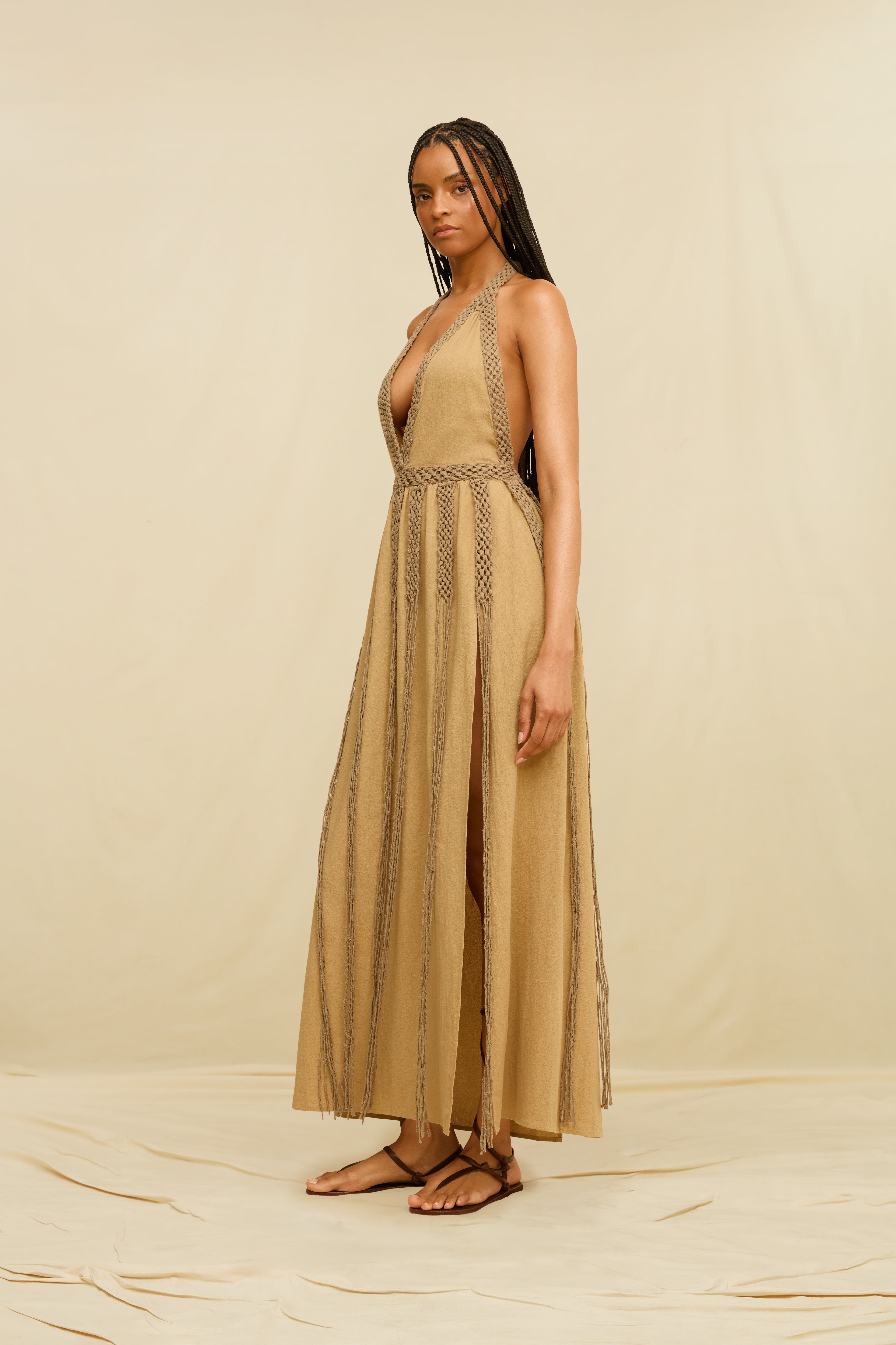 SORAYA DRESS - SEPIA