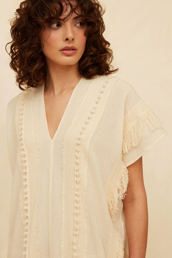 Sumer Mini Dress - Artisanal Cotton