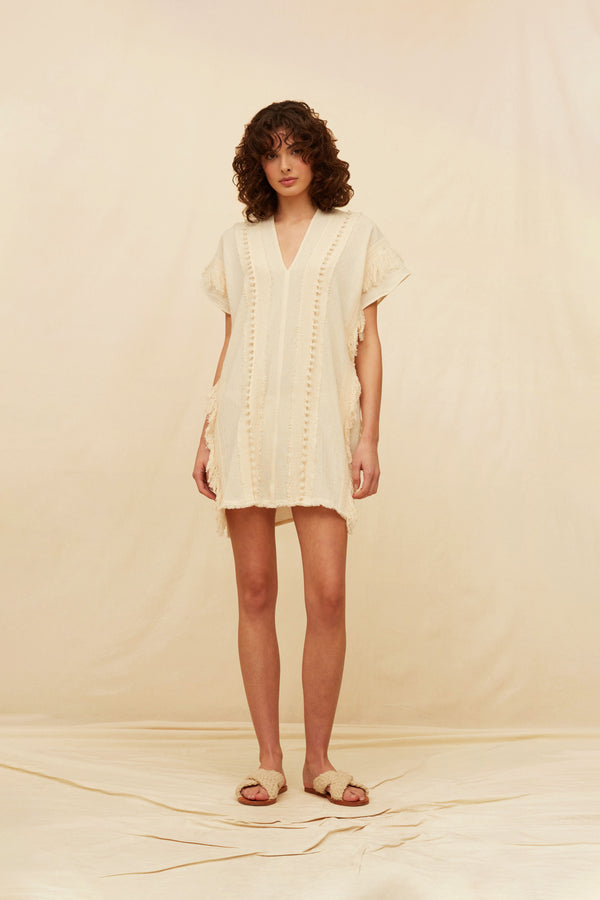 Sumer Mini Dress - Artisanal Cotton