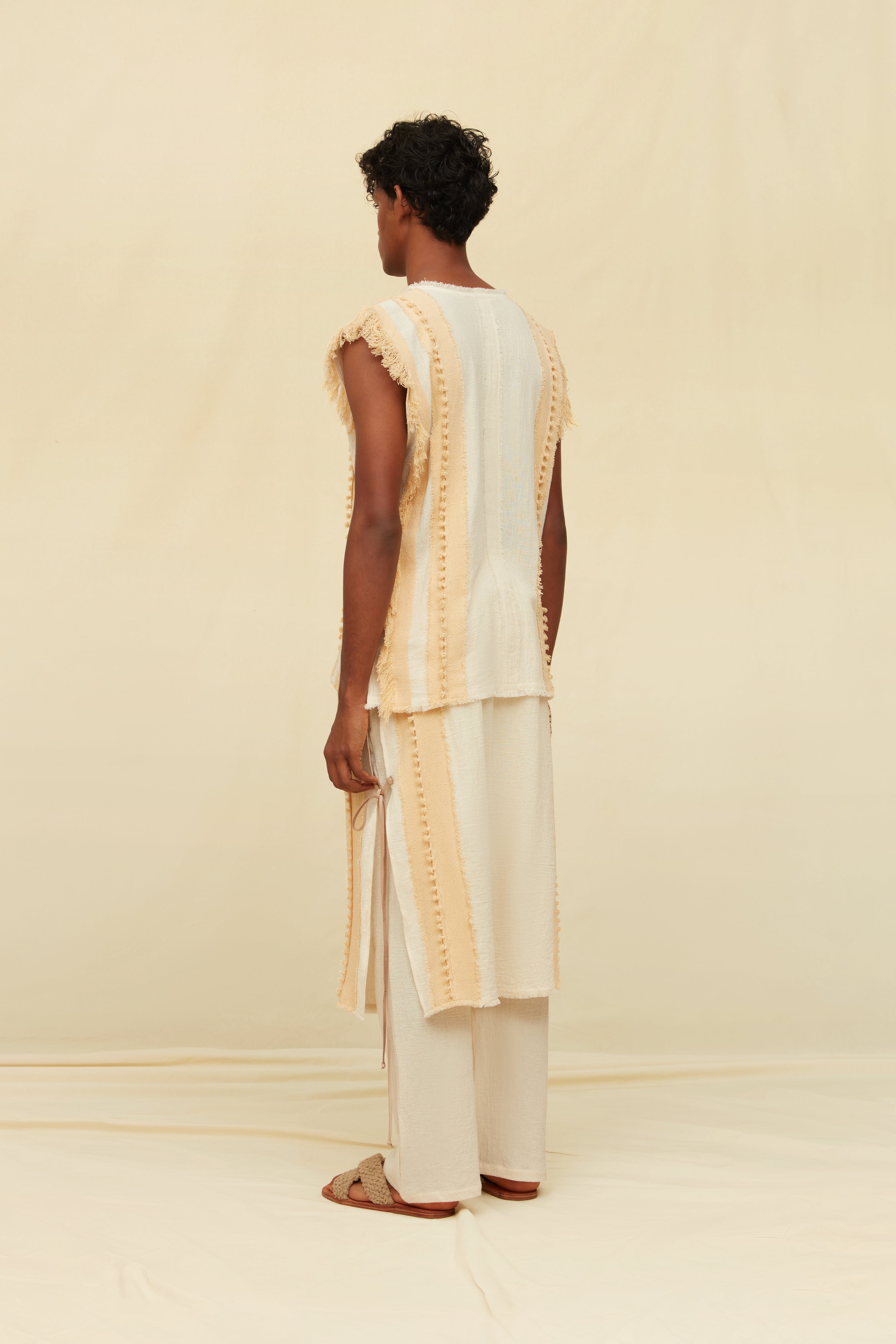 VAREK SHIRT - NATURAL / ALMOND MILK