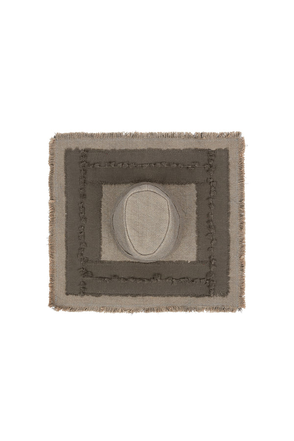 Yoso Hat Cotton Jute - Iron / Volcanic Grey