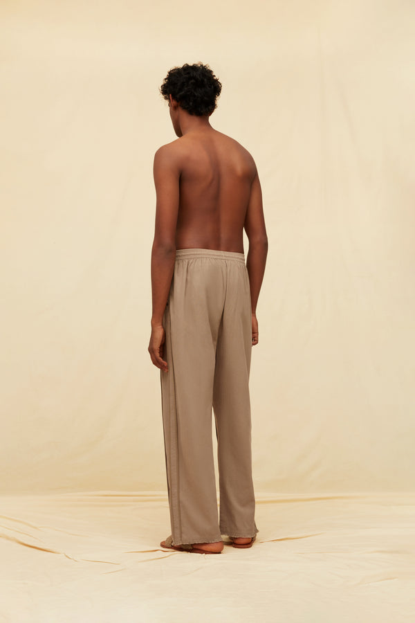 Zhen Pants Cotton Voile - Ash