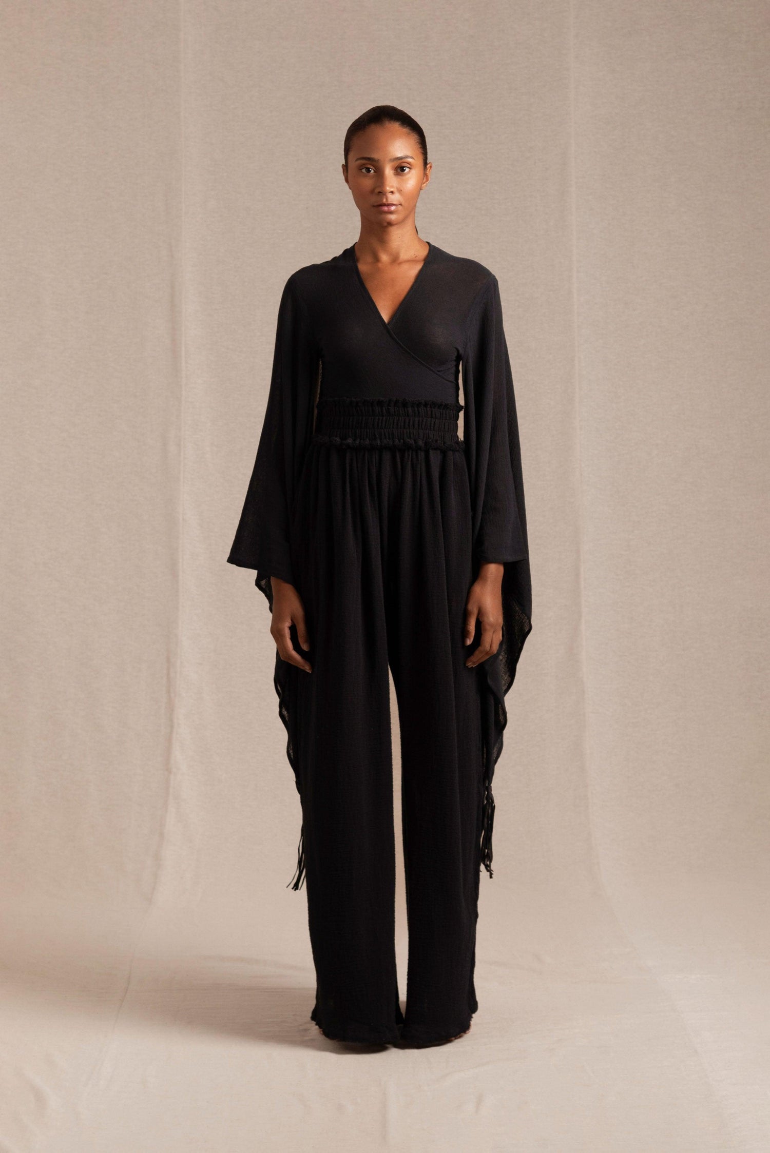 AHUMKAL TOP - BLACK Hover Image