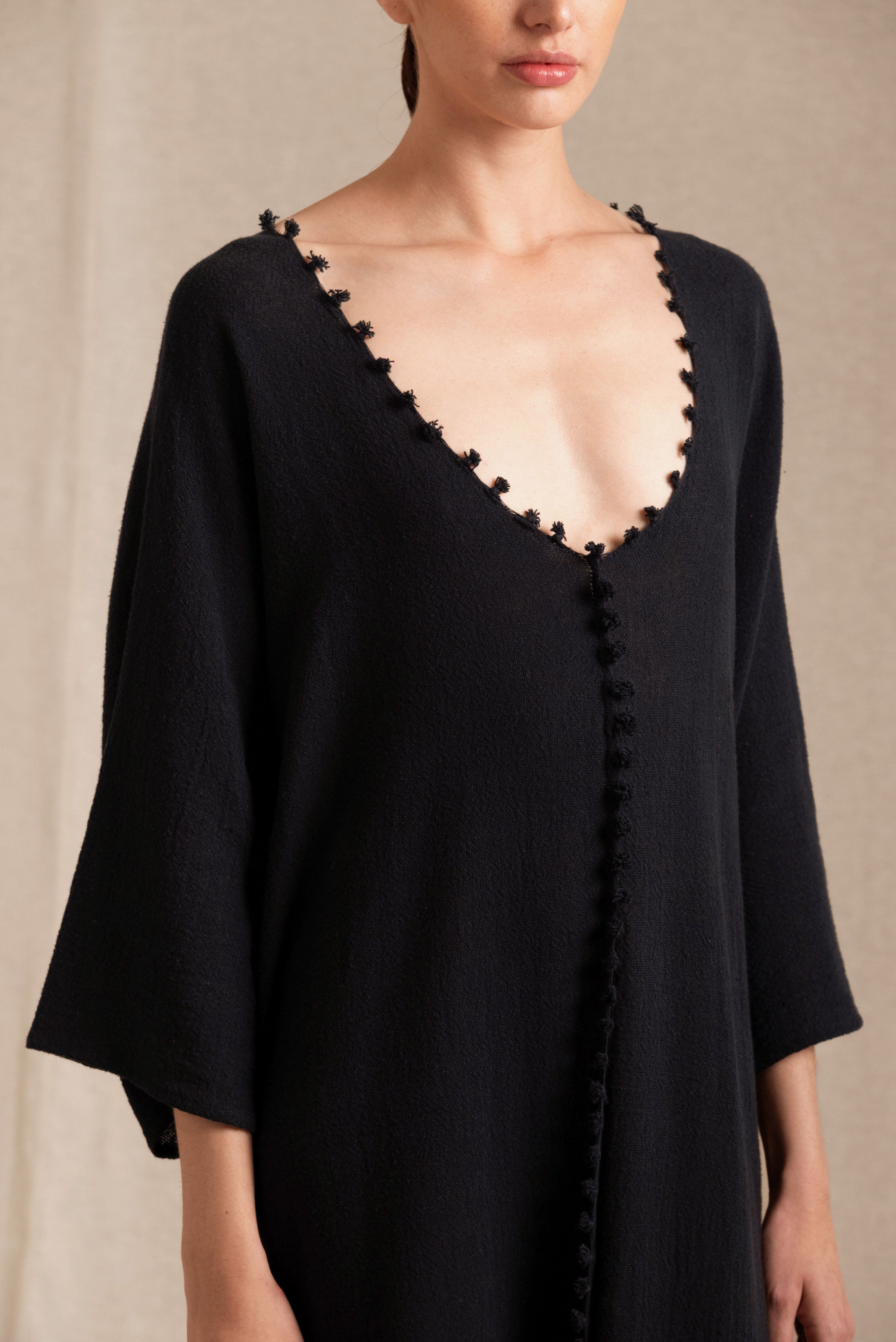 Akatek Dress Cotton Jute - Black