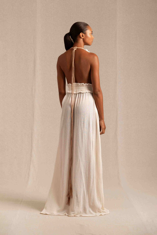 Alak Dress Cotton Gauze - Natural