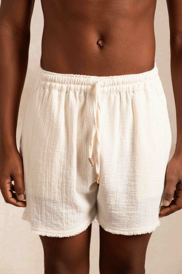 Balam Ku Shorts Cotton Jute - Natural