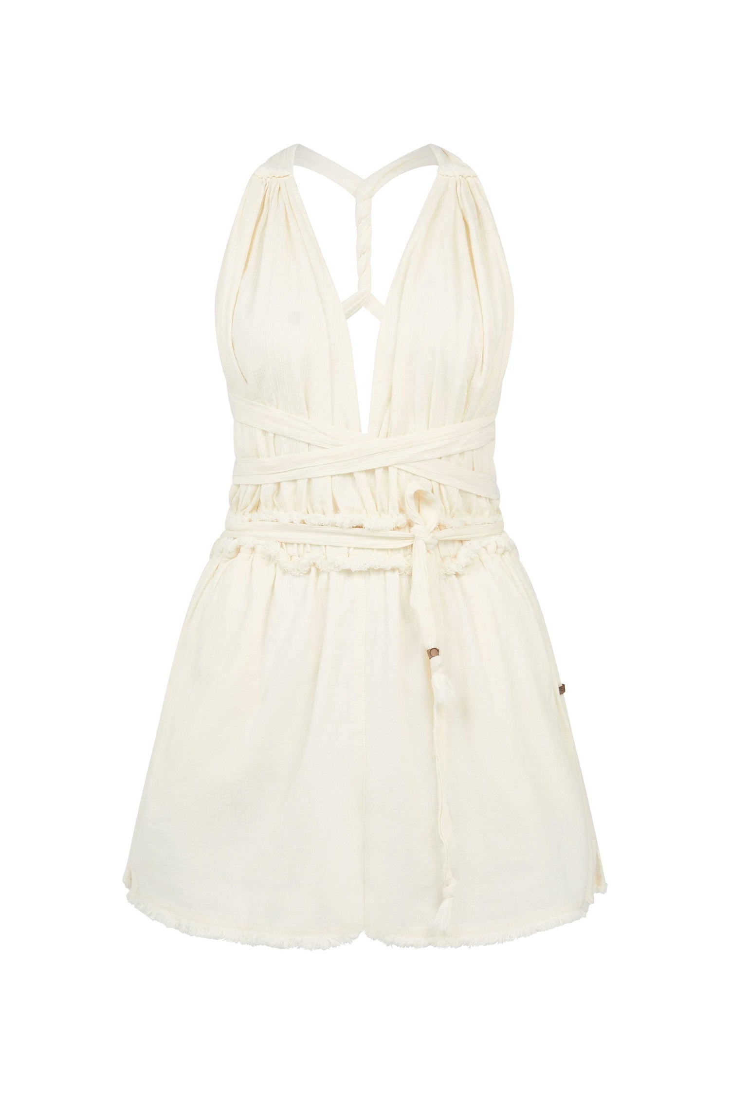 BEKECH JUMPSUIT - NATURAL Product Image