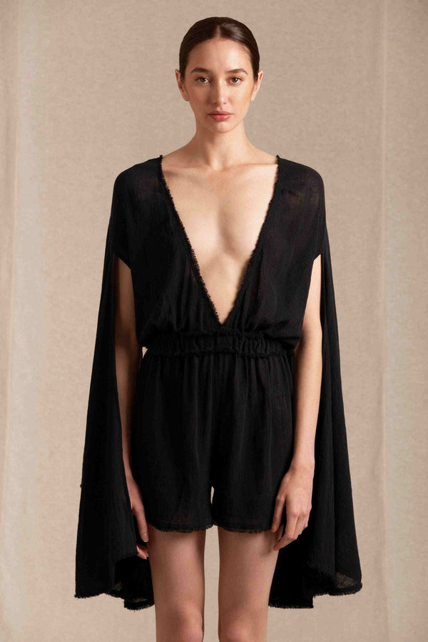 Bikix Jumpsuit Cotton Gauze - Black