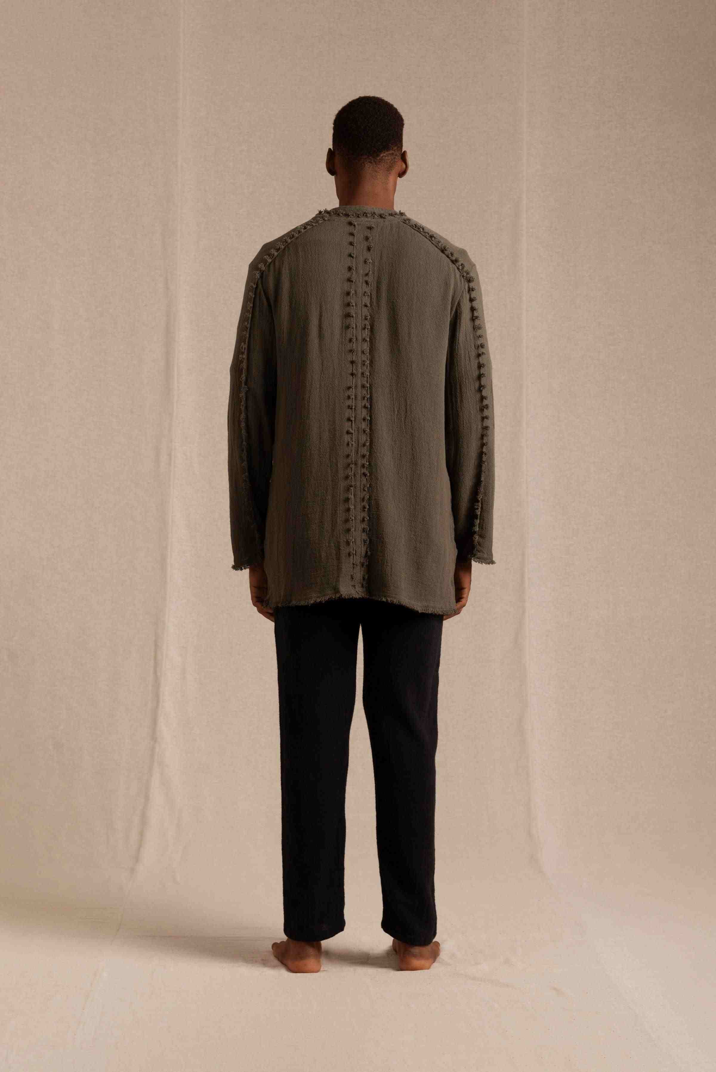 Chuum Vest Cotton Jute - Slate Black