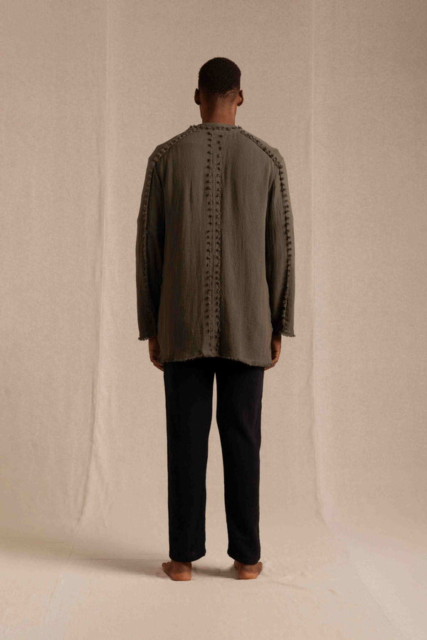 Chuum Vest Cotton Jute - Slate Black