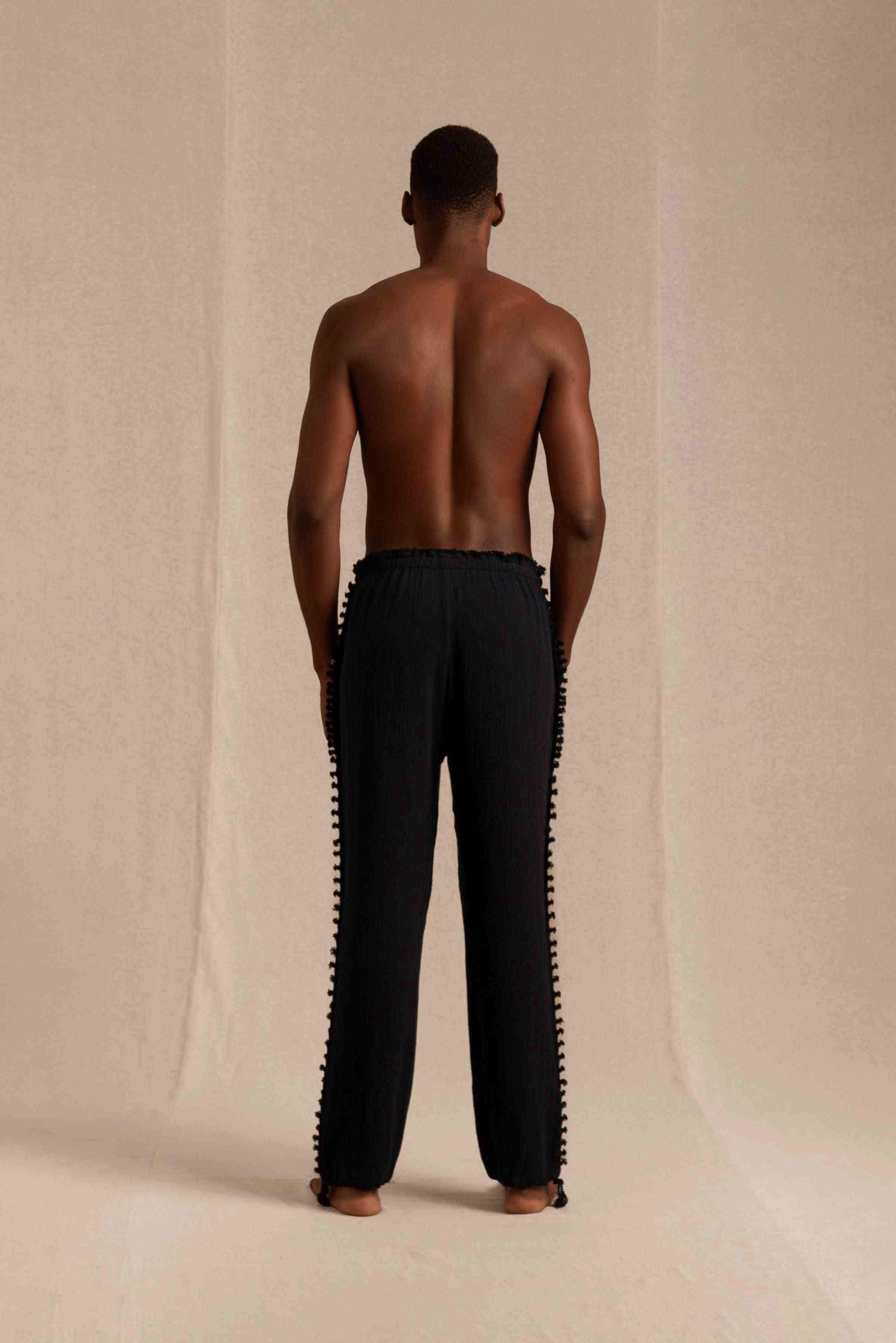 Haab Pants Cotton Jute - Black
