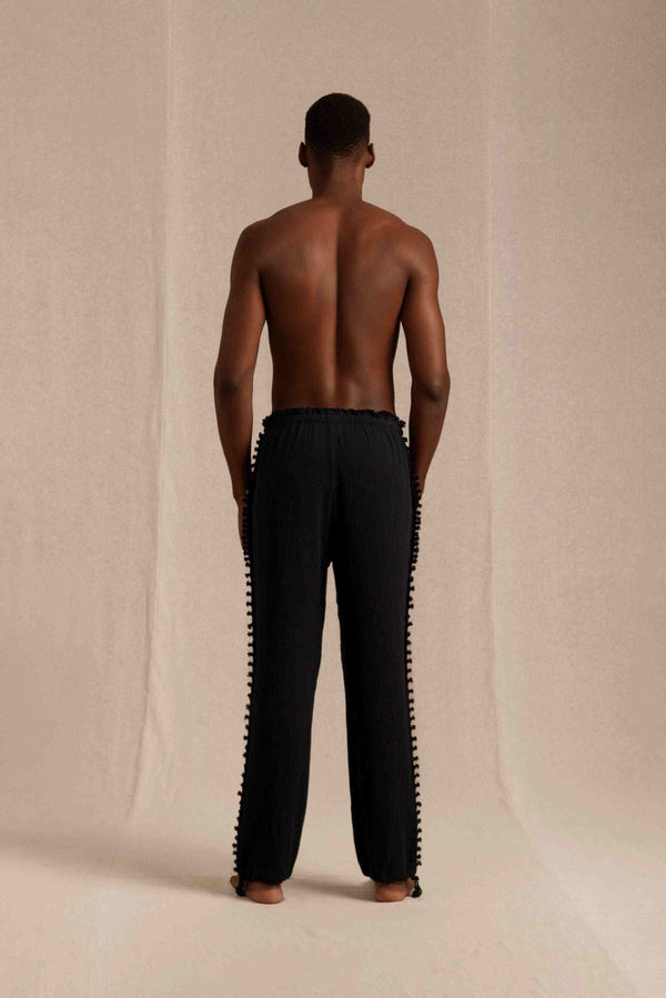 Haab Pants Cotton Jute - Black