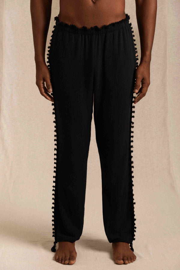 Haab Pants Cotton Jute - Black