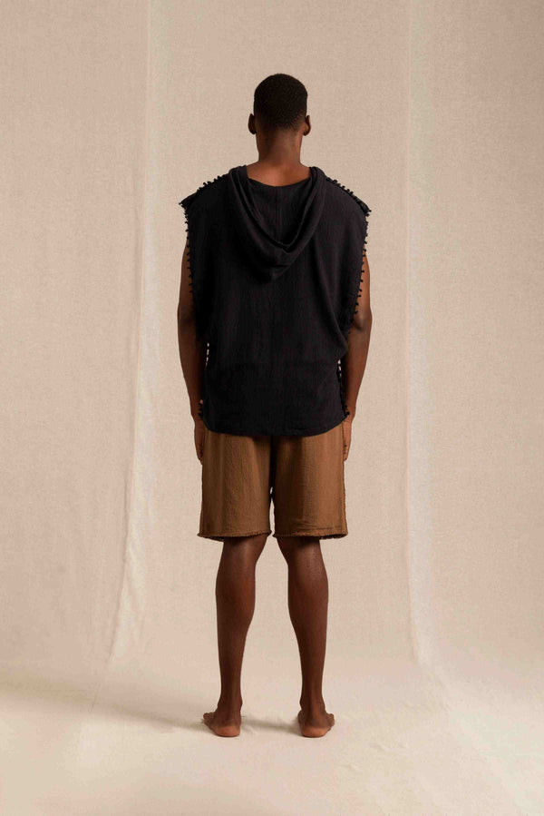 Hades Shirt Cotton Jute - Black