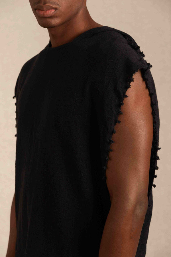 Hades Shirt Cotton Jute - Black