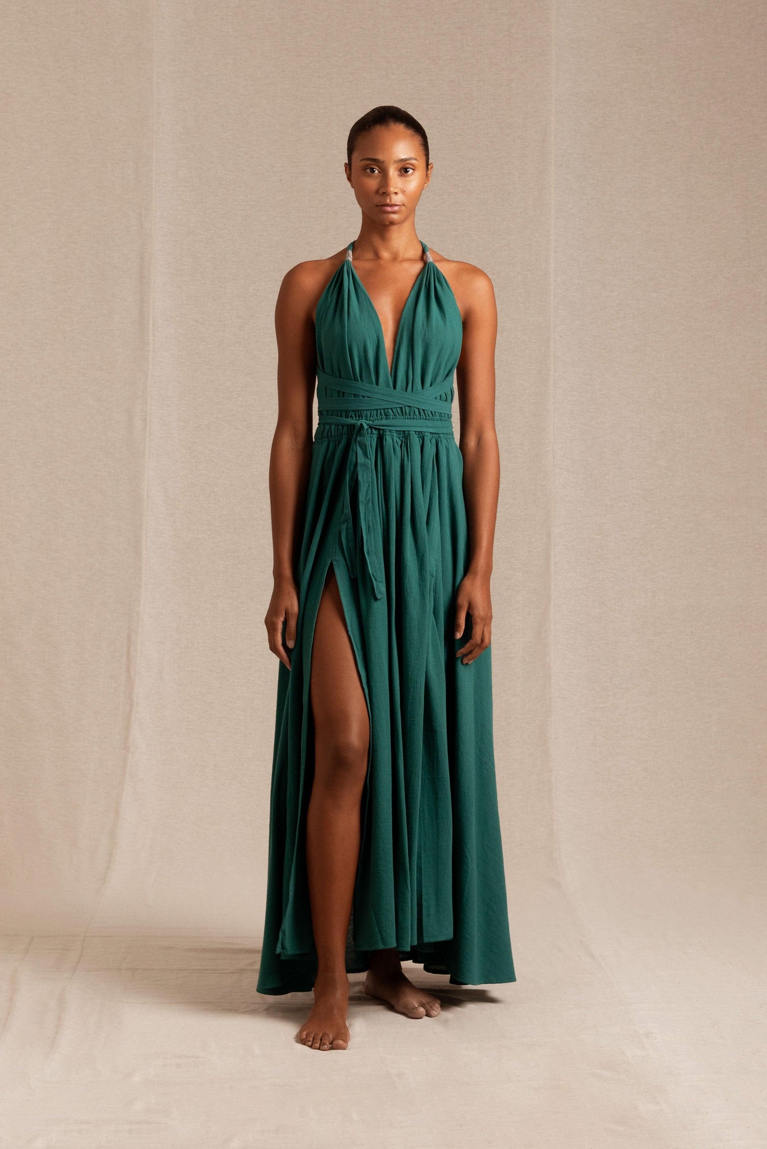 HERA DRESS - ALPINE GREEN Hover Image