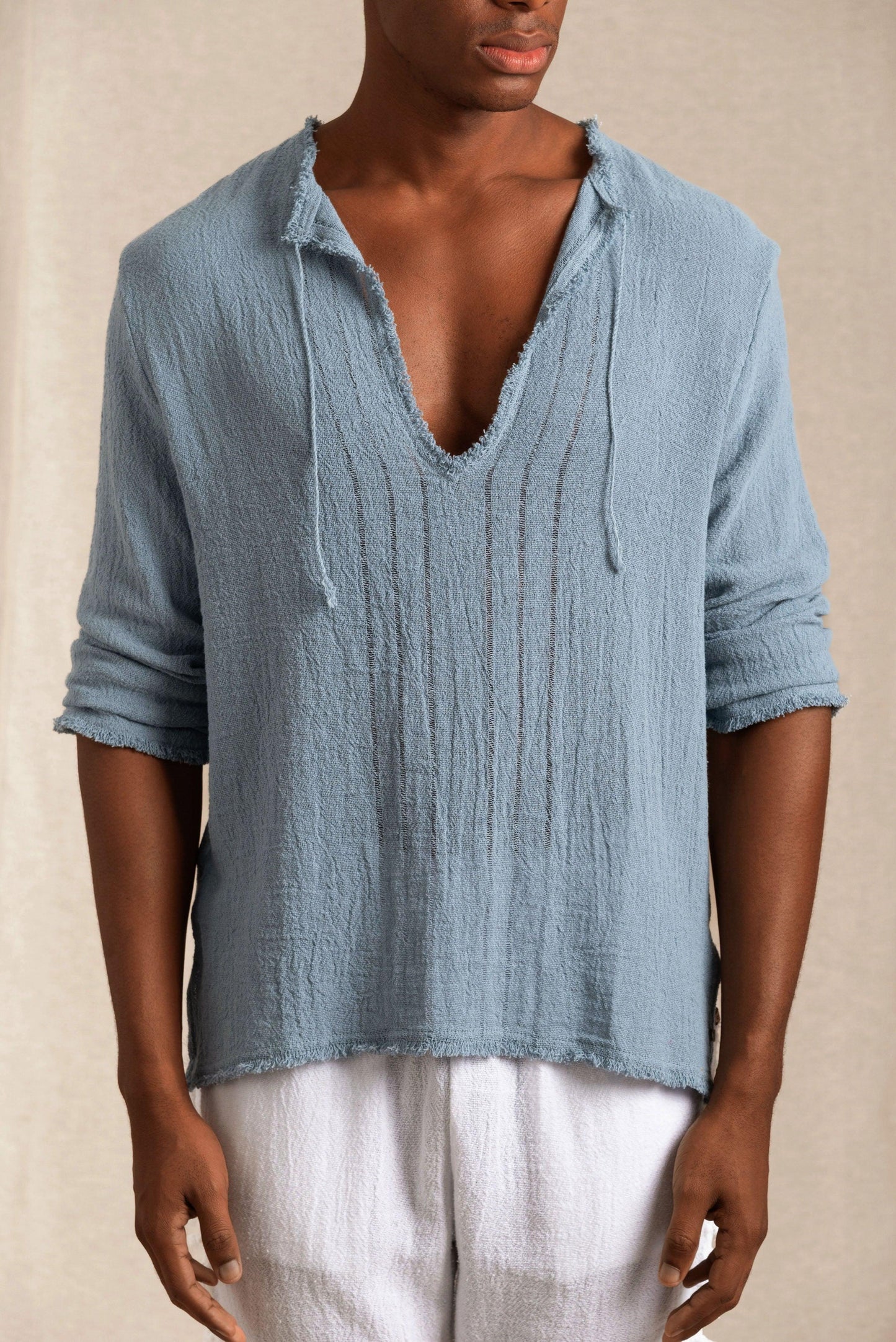 HUBIKU SHIRT - BLUE HEAVEN