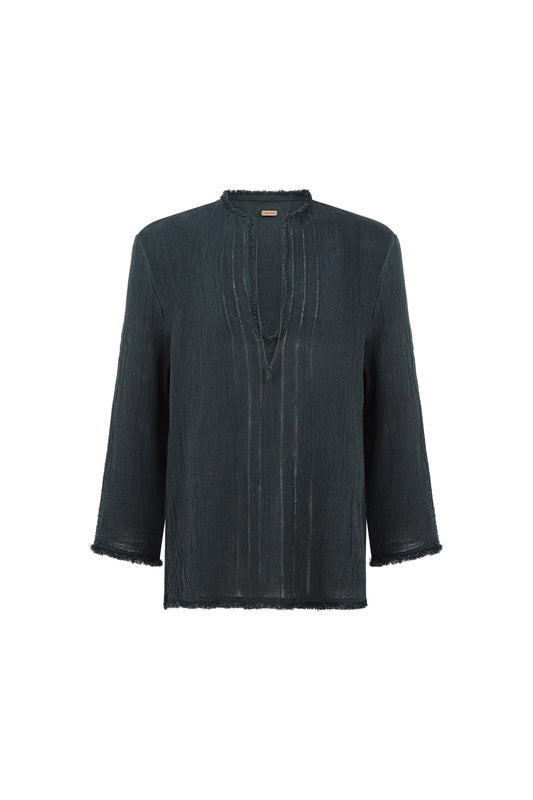 HUBIKU SHIRT - HUNTER GREEN