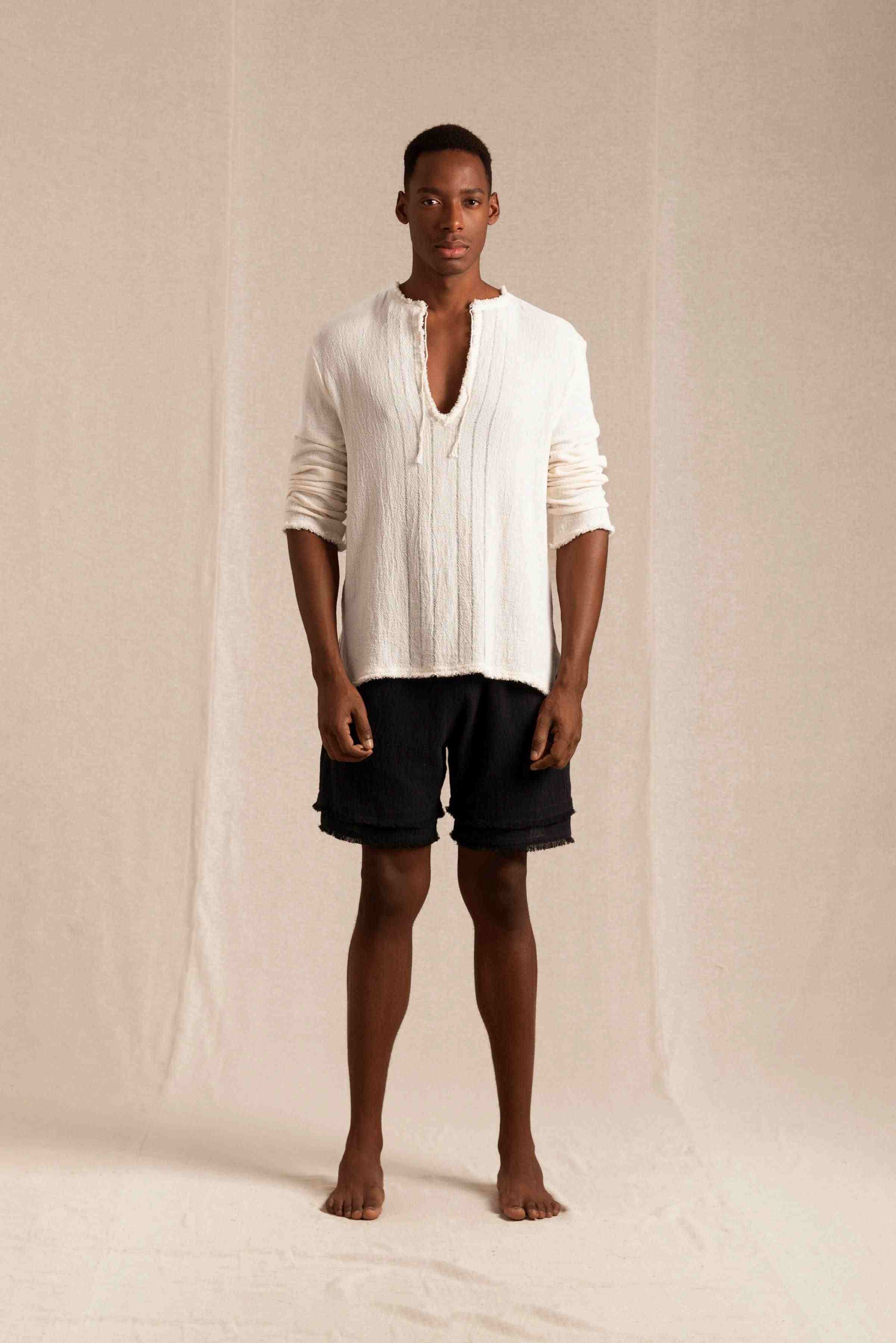 Hubiku Shirt Cotton Jute - Natural