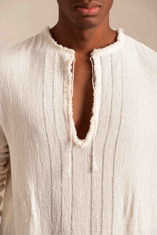 Hubiku Shirt Cotton Jute - Natural