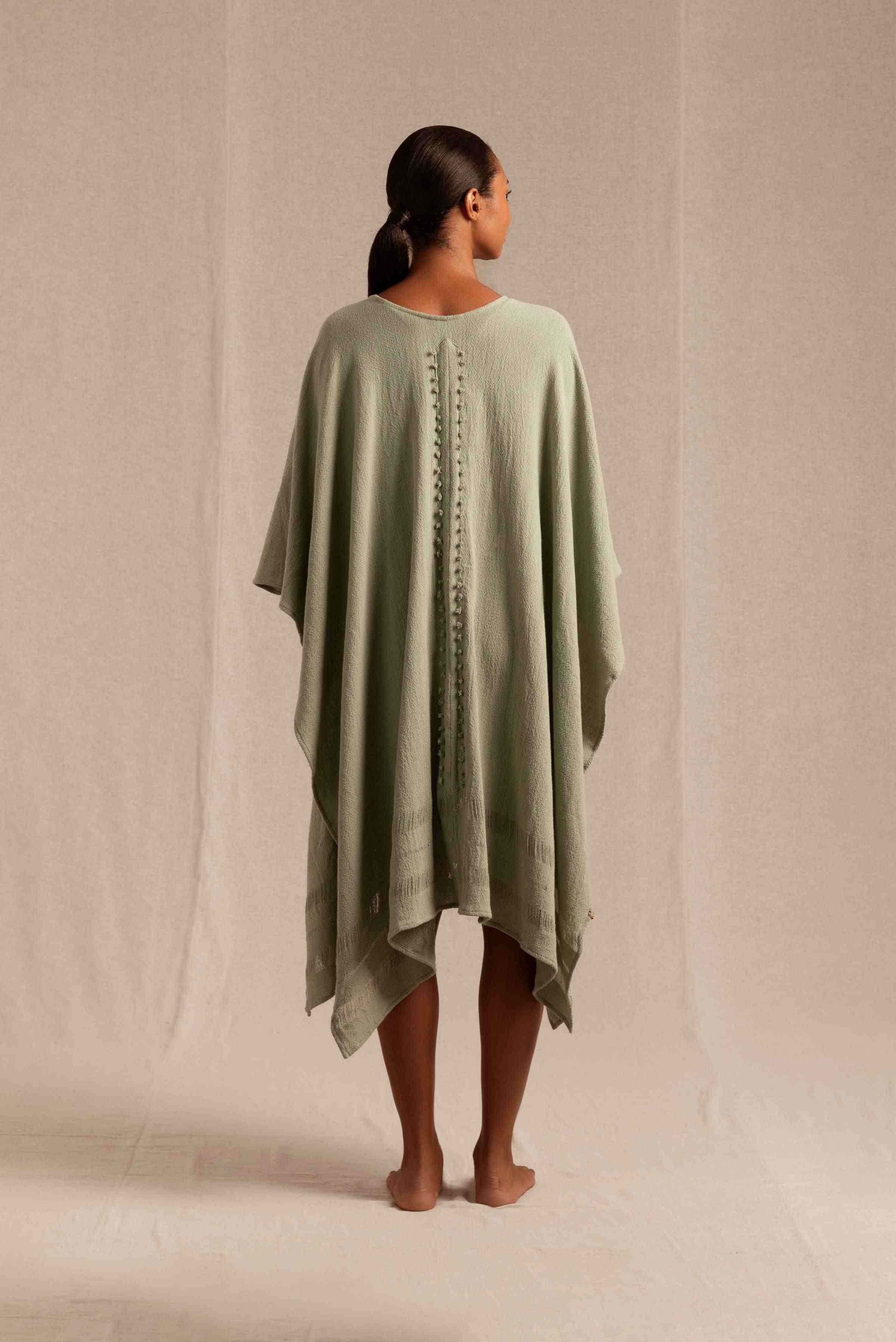 Ikal Cape Cotton Jute - Sage Green