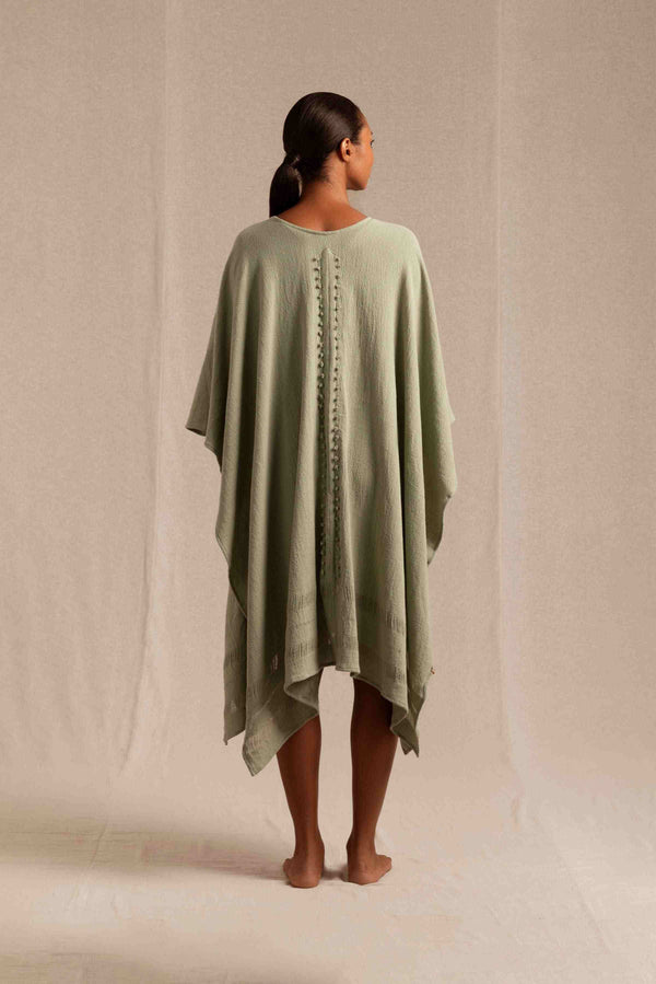 Ikal Cape Cotton Jute - Sage Green