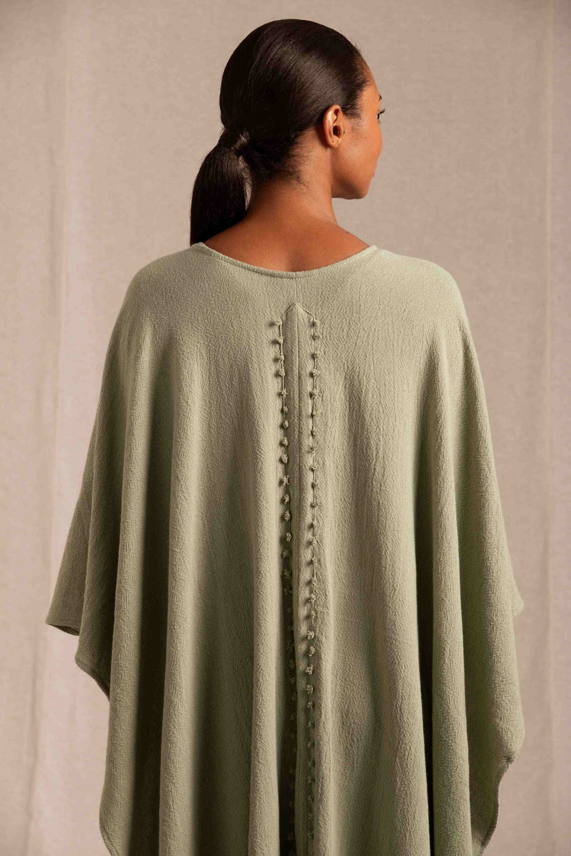 Ikal Cape Cotton Jute - Sage Green