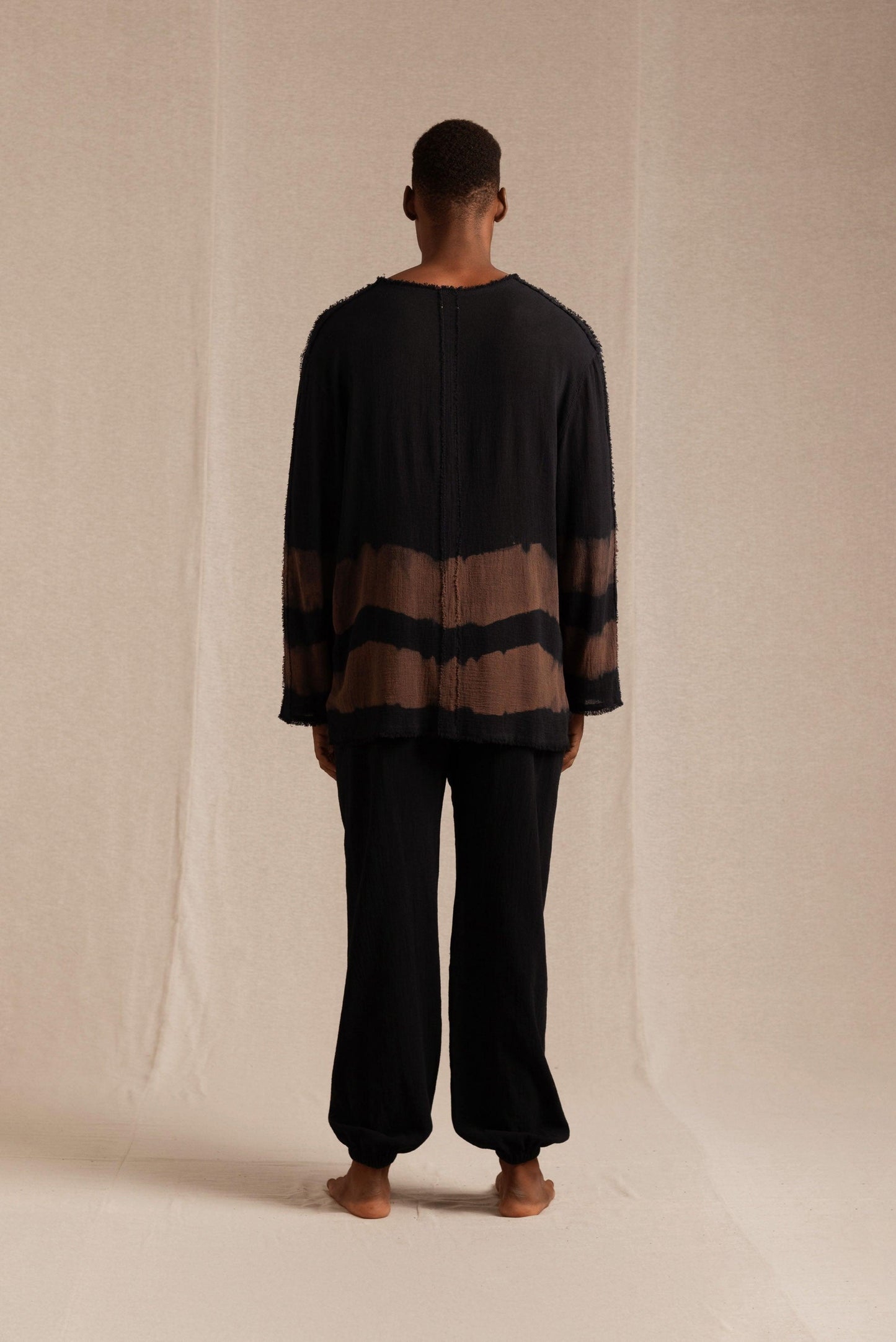 KAXIL SHIRT - BLACK TIE DYE