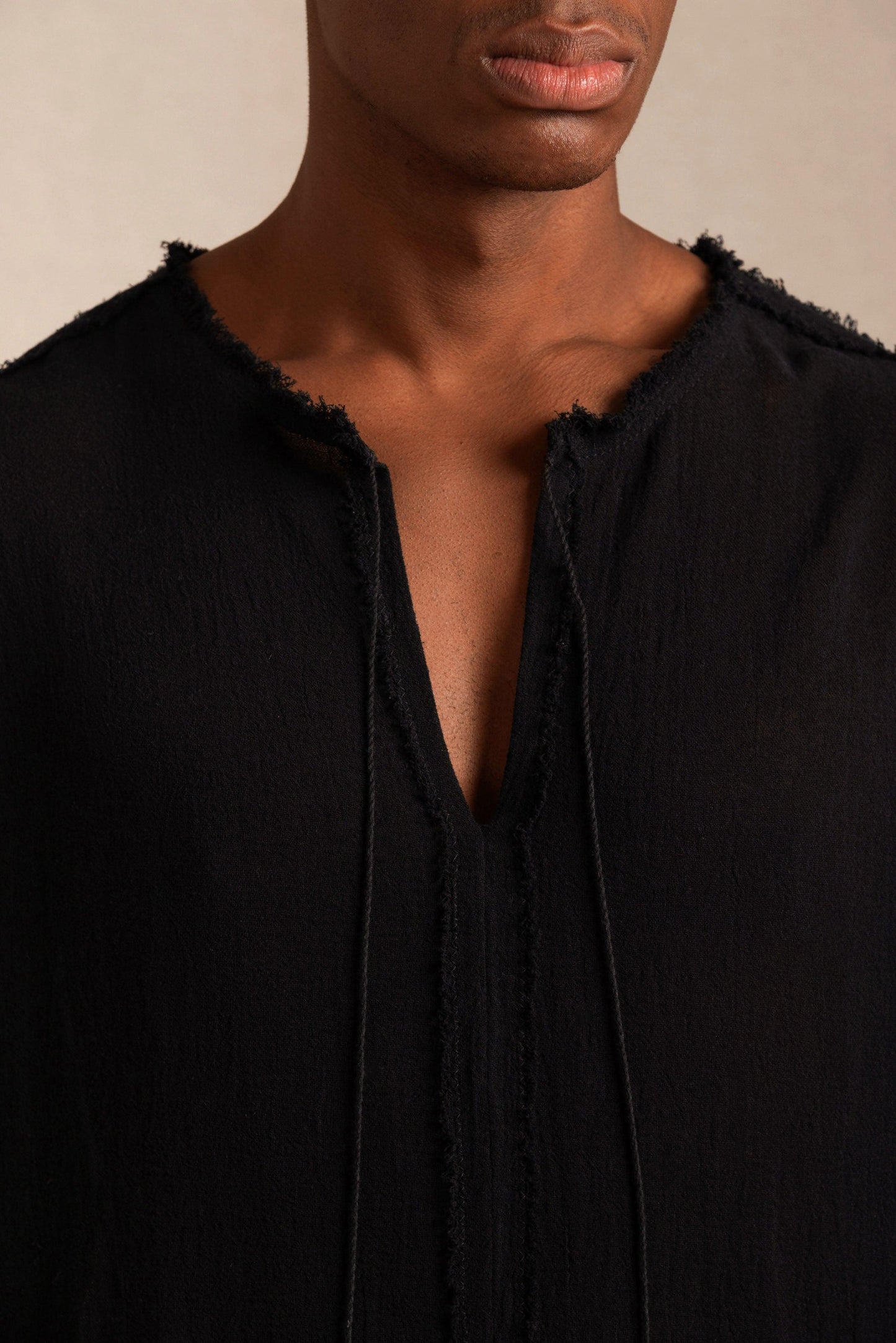 KAXIL SHIRT - BLACK TIE DYE