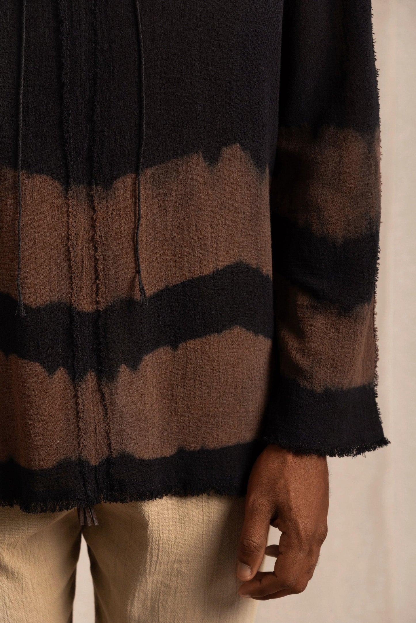 KAXIL SHIRT - BLACK TIE DYE