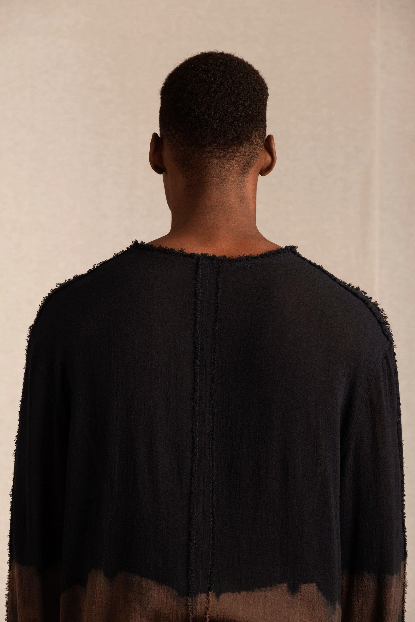 KAXIL SHIRT - BLACK TIE DYE