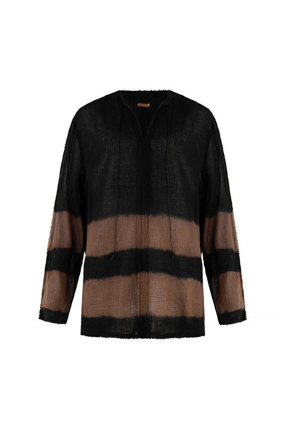 KAXIL SHIRT - BLACK TIE DYE Product Image
