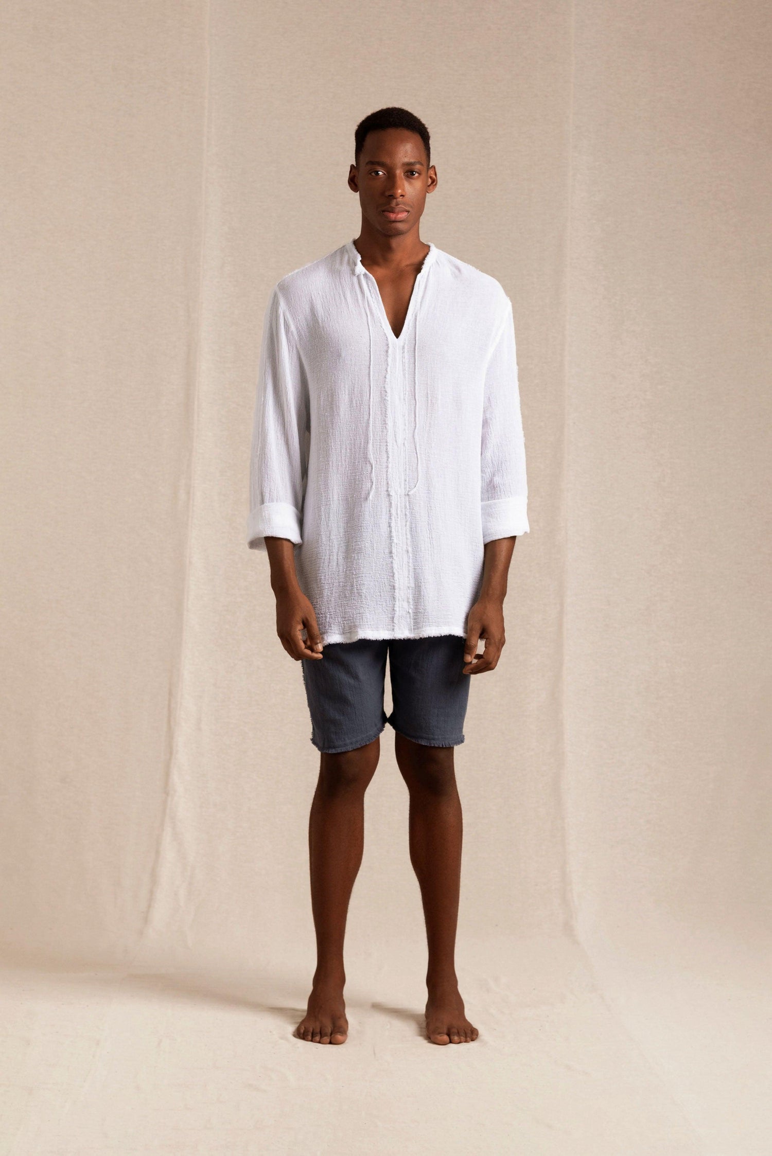 KAXIL SHIRT - WHITE Hover Image