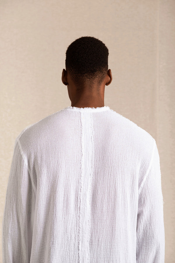 Kaxil Shirt Cotton Gauze - White