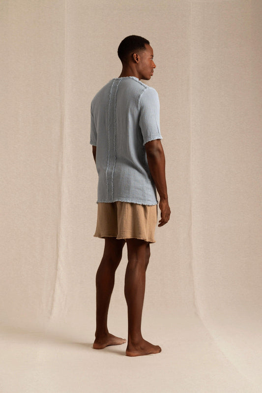 KIMON SHIRT - BLUE HEAVEN