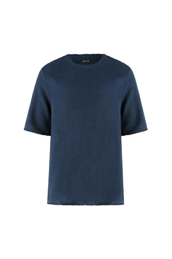 KIMON SHIRT - NAVY BLUE Product Image
