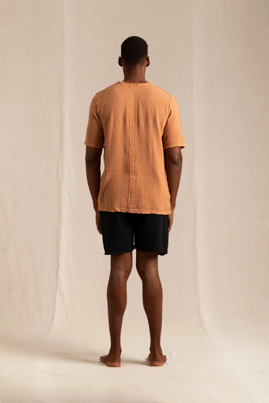 KIMON SHIRT - TOBACCO