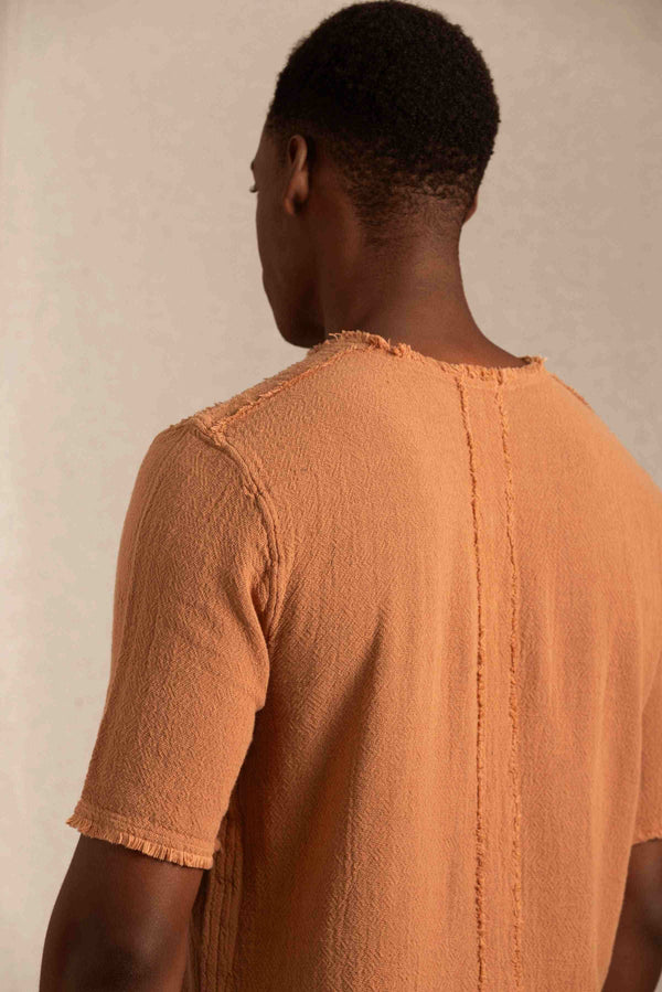 Kimon Shirt Cotton Jute - Tobacco