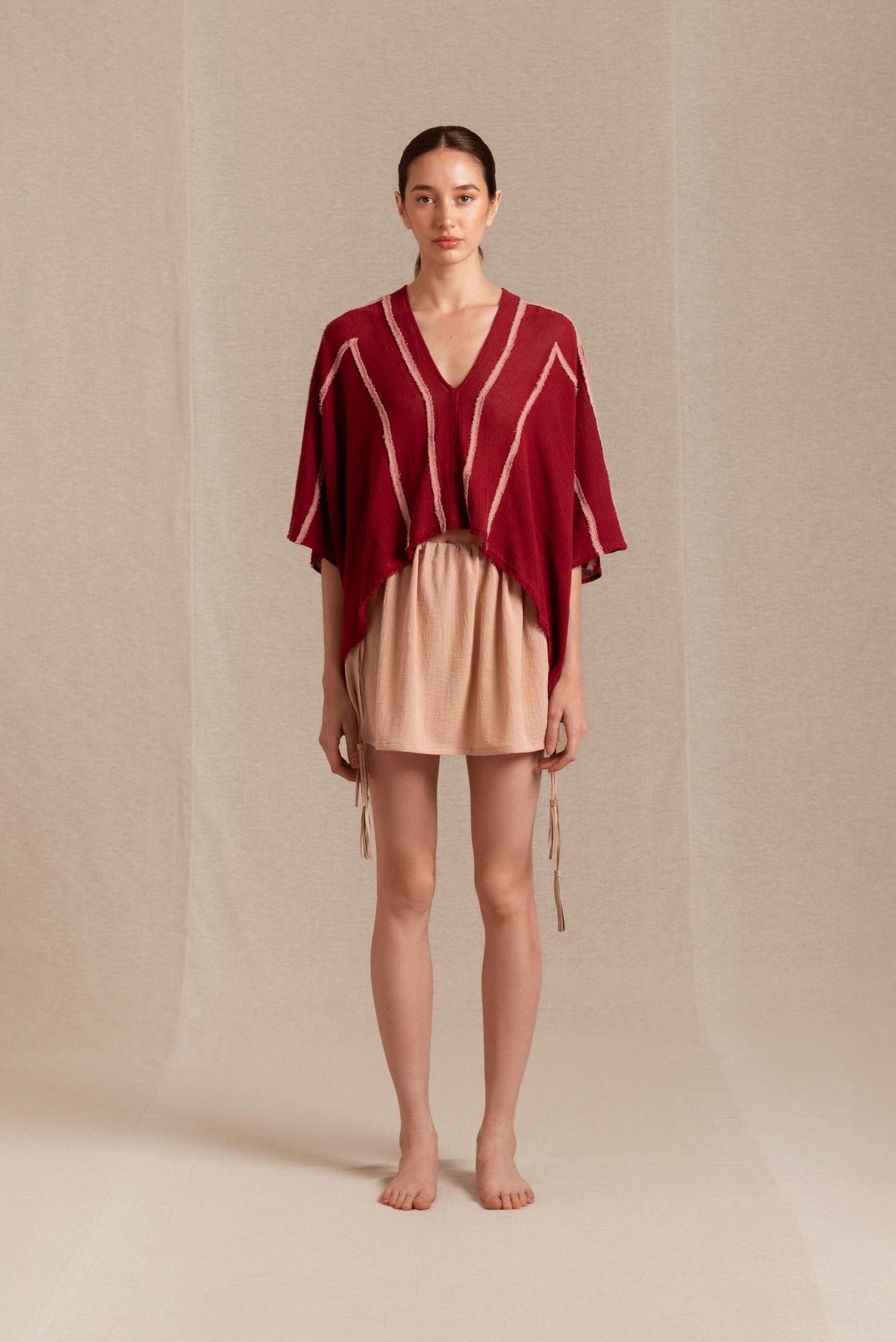 NICTEEL SKIRT - ANTIQUE ROSE Hover Image