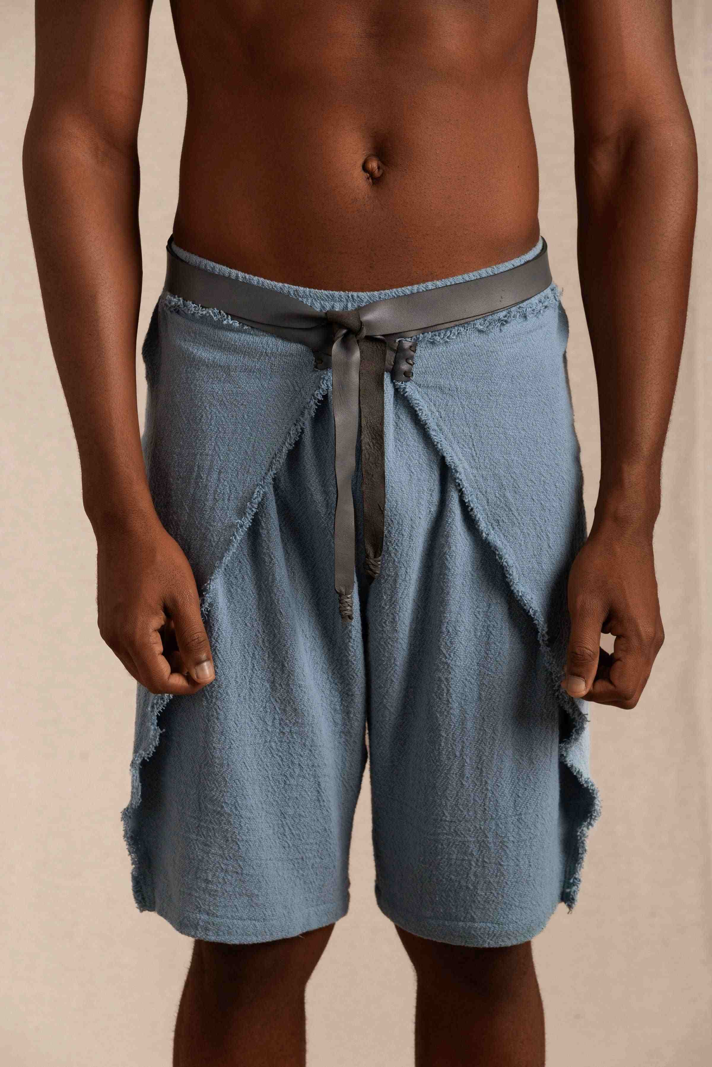 Kulensis Shorts Cotton Jute - Blue Heaven
