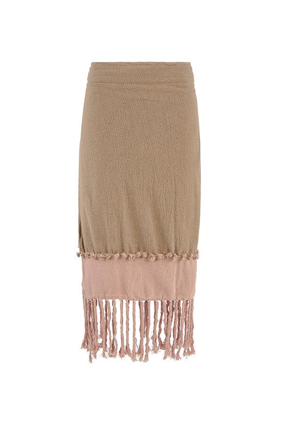 KUNTUR SKIRT - ANTIQUE ROSE / SEPIA TINT Product Image